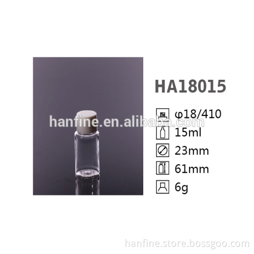 15ml 30ml Eco Friendly Promotional Plastic Cosmetic PET Bottles